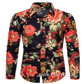 Mens printed long sleeve shirt